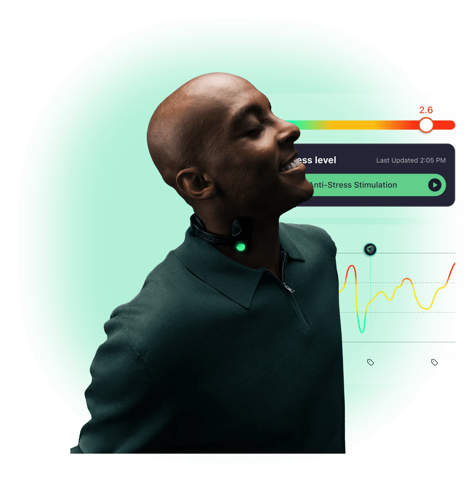 Pulsetto FIT visual: Build a Bedtime Cue